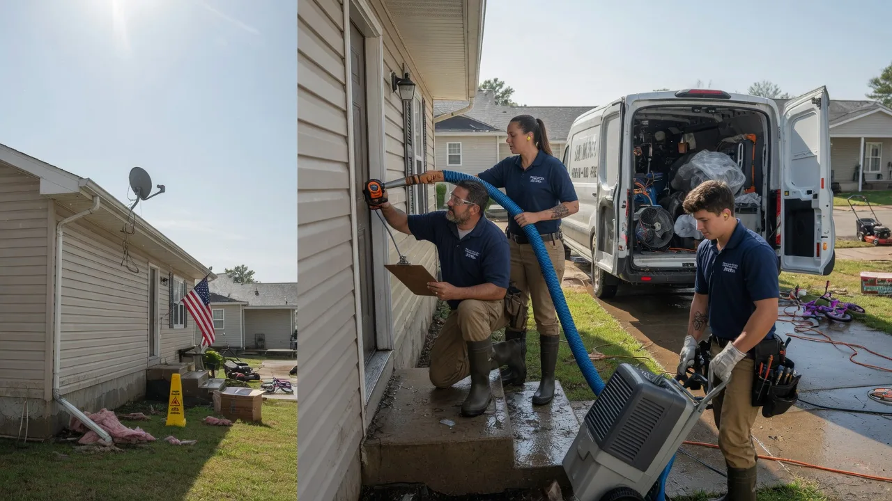 Ceiling Water Damage Restoration in Friendship, IN near me